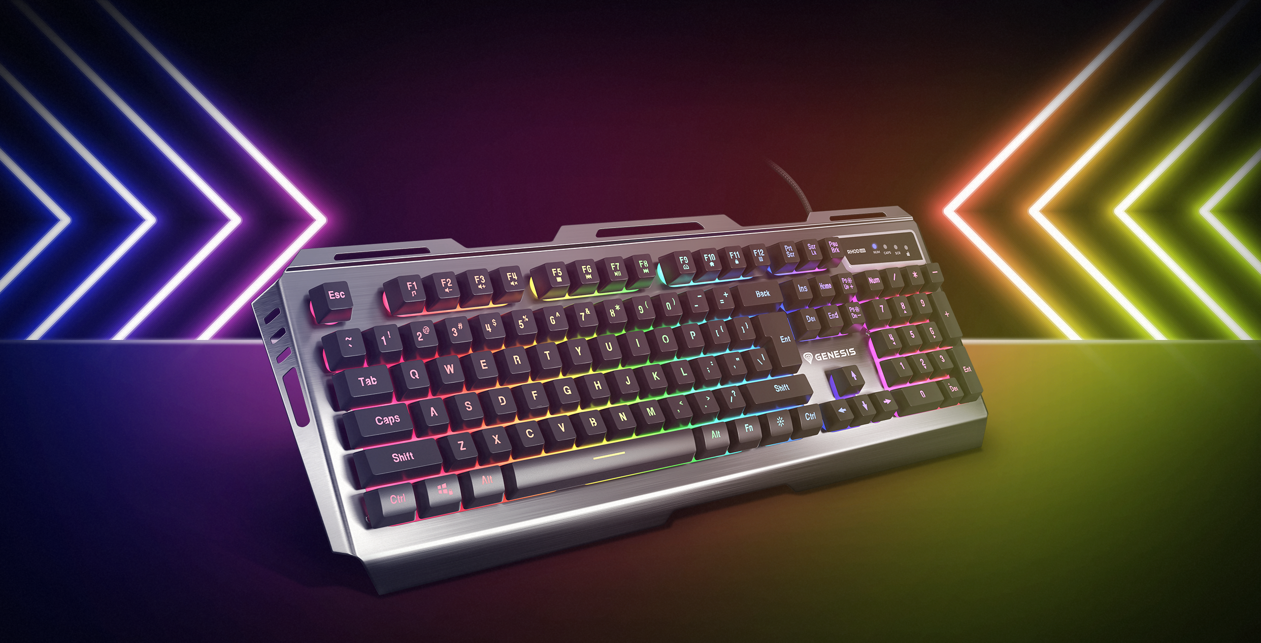 GAMING KEYBOARD GENESIS RHOD 420 RGB US